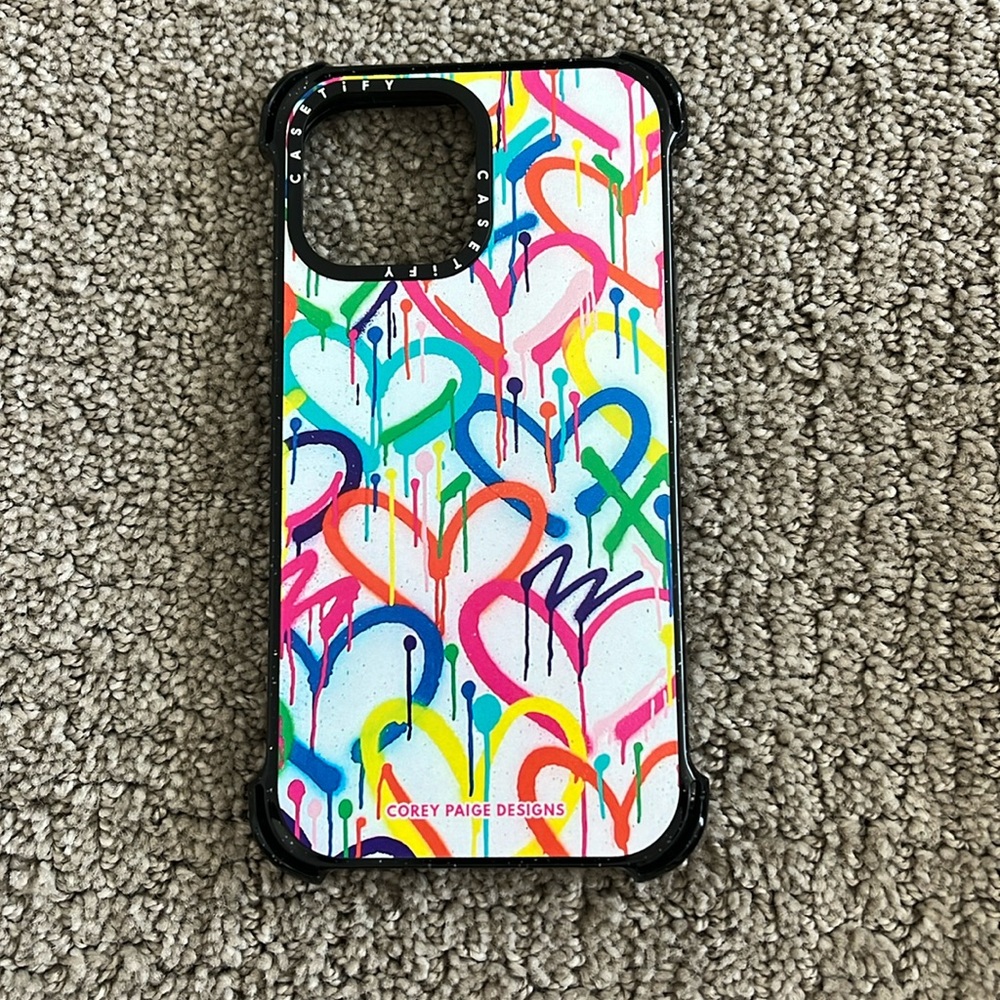 Casetify Graffiti Heart Case iPhone 13 Pro Max